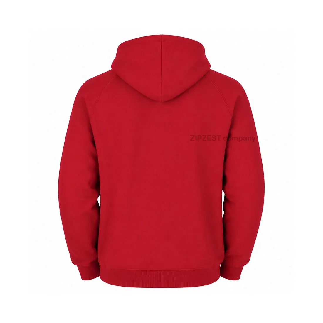 Custom Men Red Pullover Hoodie - Image 2