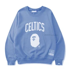 Men's Fleece Pullover - Light Blue