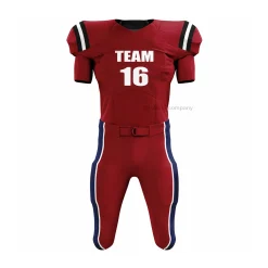 Custom Red American Football Uniform