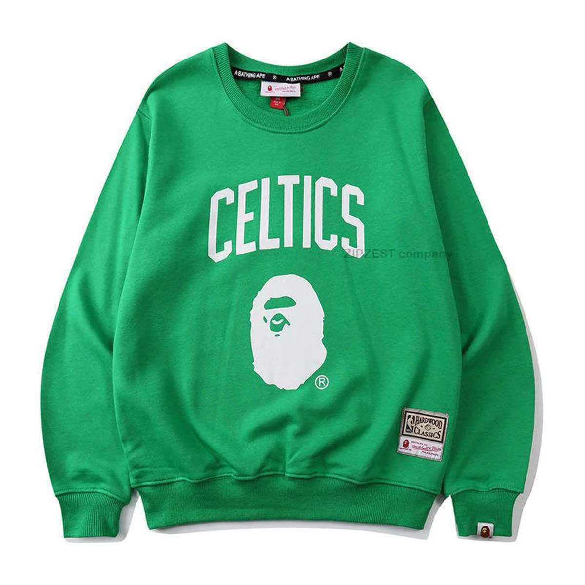 Casual Green Graphic Sweatshirt