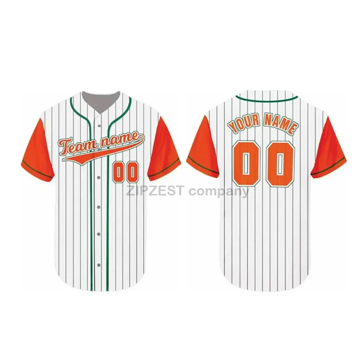 Custom-Red-Black-Gradient-Baseball-Jersey - Image 3