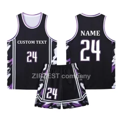 Black & Purple Basketball Uniform