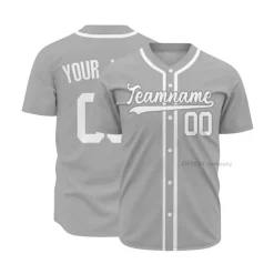 Grey Baseball Jersey
